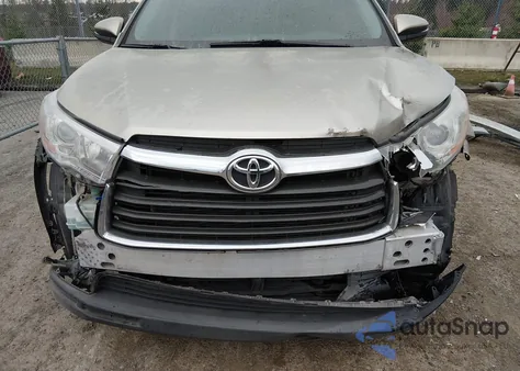2014 Toyota Highlander Xle V6 из США, поврежденный, VIN 5TDKKRFH9ES004394